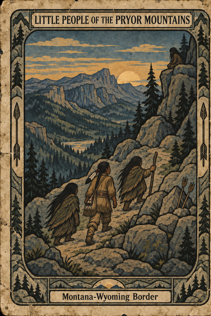 Little People of the Pryor Mountains illustration